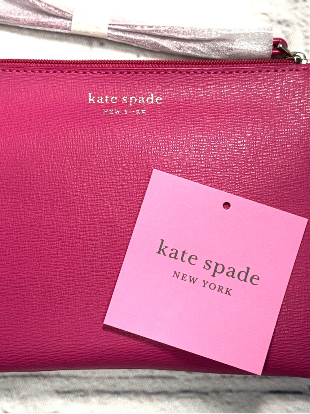Kate Spade Magenta Keaton Wristlet
